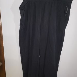 Nwt Ideology Women's Black Wide Leg Active Wear Pants Size 4X
